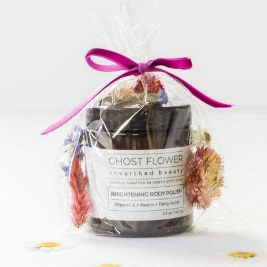 Brightening Body Polish | Coconut & Neem Scrub for Glowing Skin - Ghost Flower Beauty