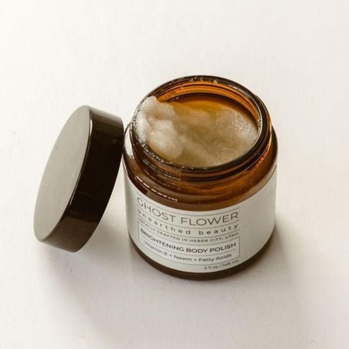 Brightening Body Polish | Coconut & Neem Scrub for Glowing Skin - Ghost Flower Beauty