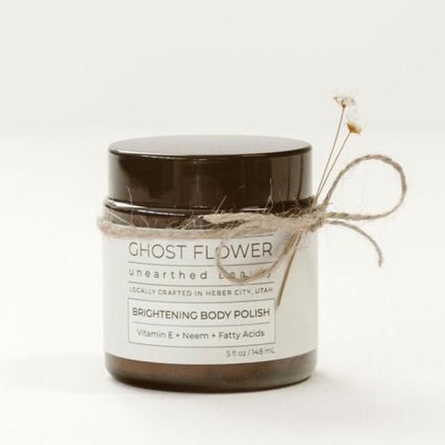 Brightening Body Polish | Coconut & Neem Scrub for Glowing Skin - Ghost Flower Beauty