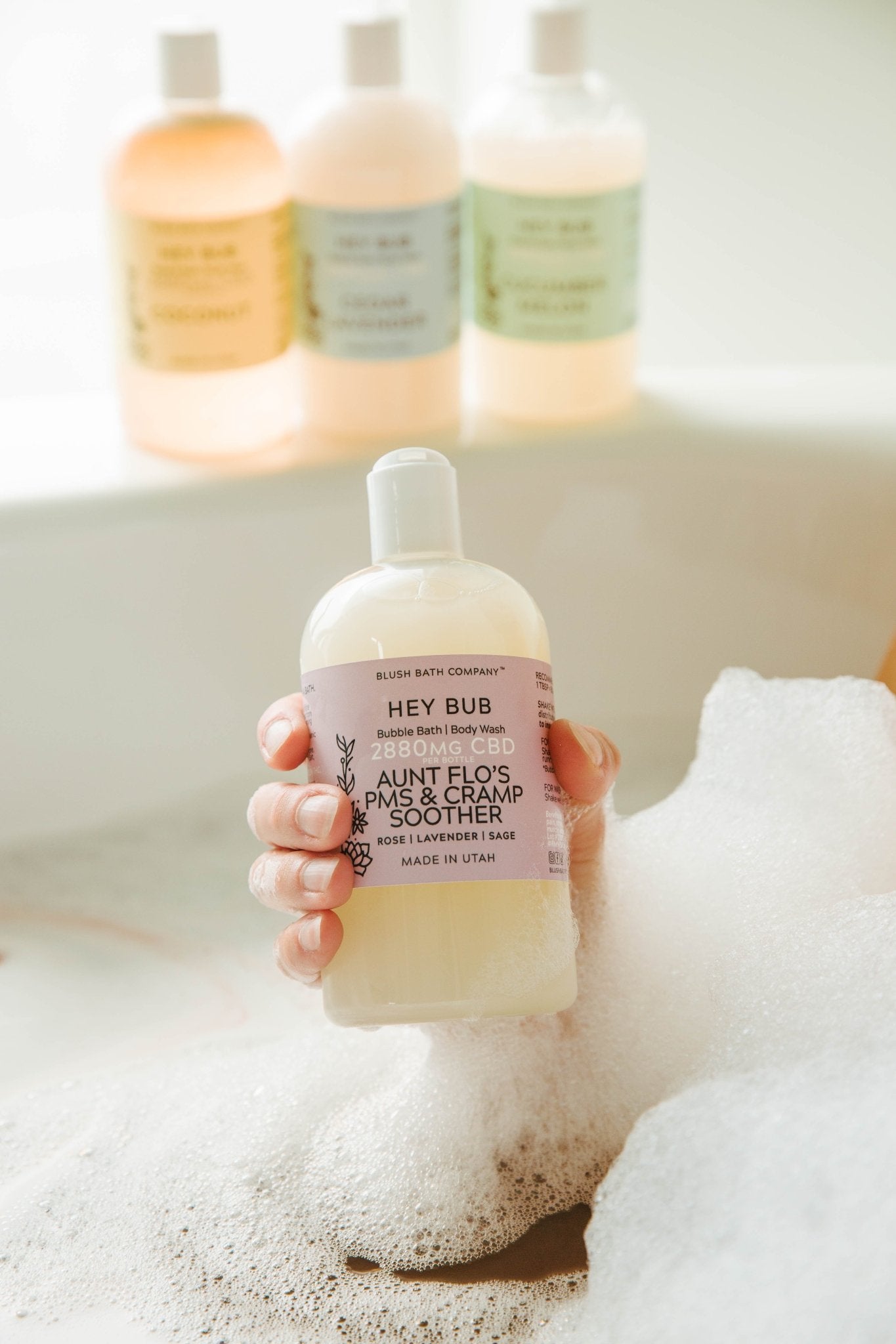 Bubble Bath Elixir- Non Toxic. Lavender & Lime